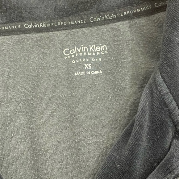 Calvin Klein Performance Black Valor Full Zip Sweatshirt Jacket XS - Picture 5 of 6